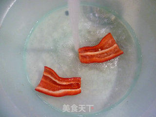 肉末炒毛豆的做法步骤：3