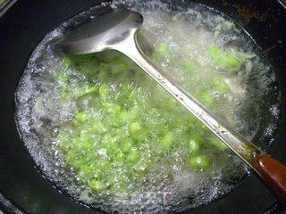 肉末炒毛豆的做法步骤：5