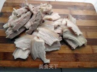 野韭菜苔回锅肉的做法步骤：2