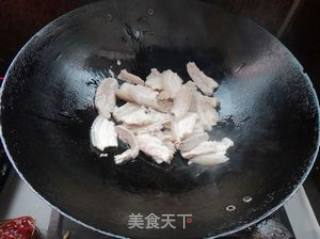野韭菜苔回锅肉的做法步骤：4