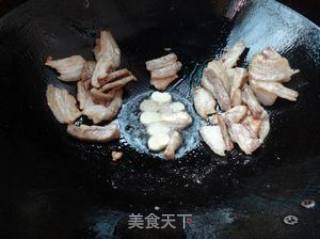 野韭菜苔回锅肉的做法步骤：5