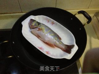 蒸鲈鱼的做法步骤：4