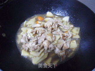 土豆片烧肉的做法步骤：8