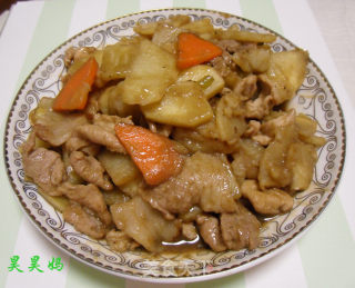 土豆片烧肉的做法步骤：9
