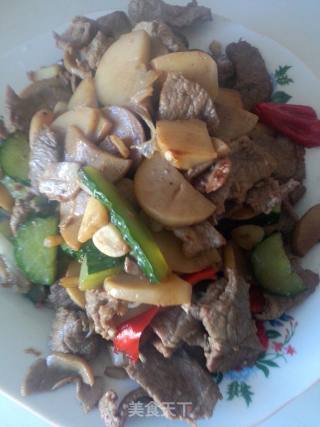 杏鲍菇炒牛肉的做法步骤：7