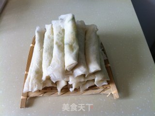 南瓜丝春卷的做法步骤：6