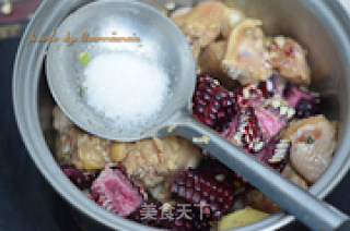 玉米烧鸡翅的做法步骤：7