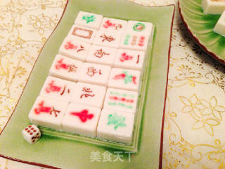 麻将杏仁豆腐的做法步骤：12