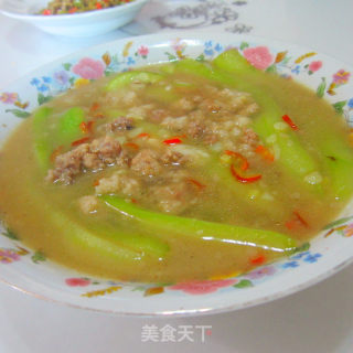 鱼香肉末丝瓜的做法步骤：8