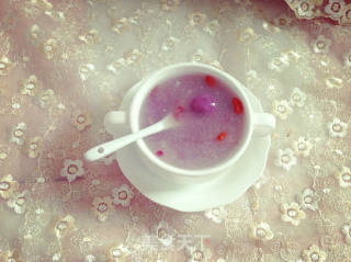 玫瑰紫薯芋圆酒酿---紫薯芋圆公主变身记的做法步骤：6