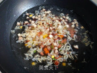 倾城私房疙瘩汤---快速营养丰富的餐汤的做法步骤：5