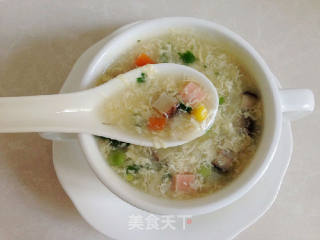 倾城私房疙瘩汤---快速营养丰富的餐汤的做法步骤：8