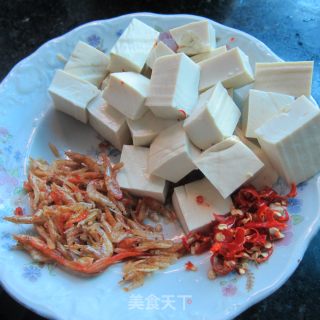 米虾豆腐的做法步骤：2