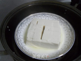 榨菜肉末蒸豆腐的做法步骤：5