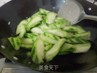 丝瓜炒肉片的做法步骤：5
