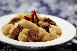 牛肉烧花菜的做法步骤：9