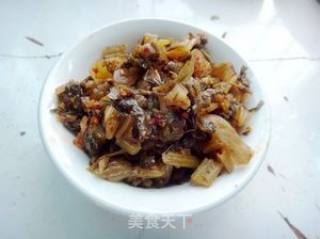 河鱼酸菜汤的做法步骤：2