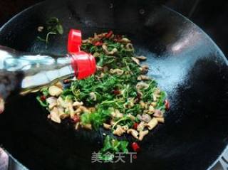 薄荷炒鸡杂的做法步骤：10