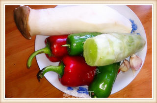 27的烹饪日记——三色杏鲍菇的做法步骤：1