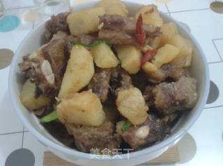 腊排烧土豆的做法步骤：8