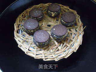 创意做法————琥珀巧克力南瓜饼的做法步骤：12