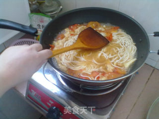 西红柿鸡蛋汤面的做法步骤：14