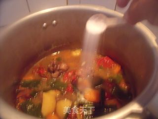 土豆胡萝卜炖鸭腿的做法步骤：13