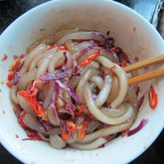 包菜丝拌粉的做法步骤：6