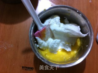 长颈鹿纹蛋糕卷的做法步骤：7