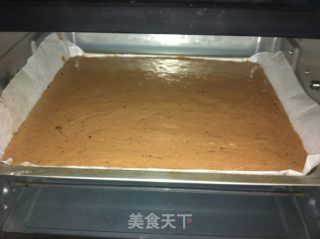 长颈鹿纹蛋糕卷的做法步骤：12