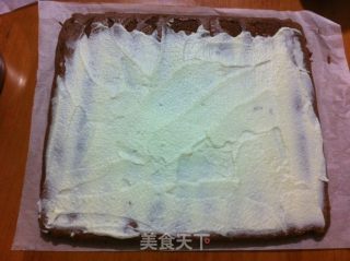 长颈鹿纹蛋糕卷的做法步骤：16