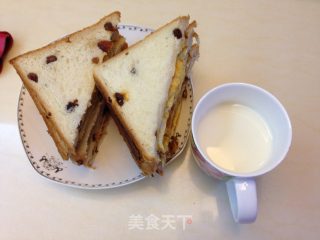 自制三明治的做法步骤：7