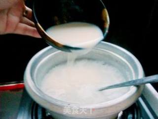 白糖豆浆粥的做法步骤：5