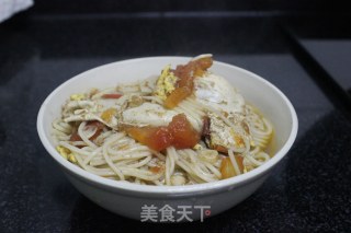 [儿童美食] 西红柿鸡蛋面的做法步骤：12