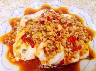 【剁椒菜花蒸豆腐】---不一样的私房蒸菜的做法步骤：10