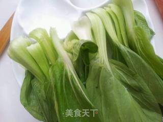 香菇油菜的做法步骤：2