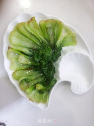 香菇油菜的做法步骤：4