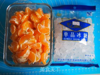 自制冰糖桔子罐头的做法步骤：1