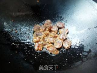 腊肠炒瓠瓜的做法步骤：3