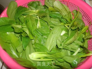 黑木耳炒鸡毛菜的做法步骤：1