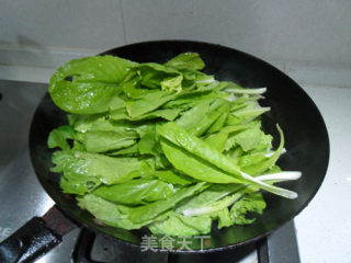小白菜炒豆筋的做法步骤：5