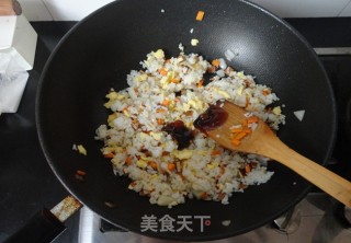 【蚝油鸡蛋炒饭】的做法步骤：7