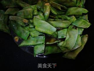 【鲍汁手撕扁豆】--真正无公害的素菜的做法步骤：5