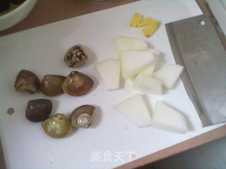 冬瓜沙白蛤汤的做法步骤：1
