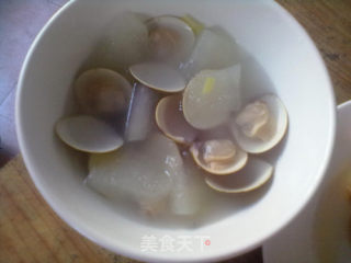 冬瓜沙白蛤汤的做法步骤：10