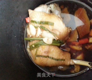 酒香鸡腿的做法步骤：3