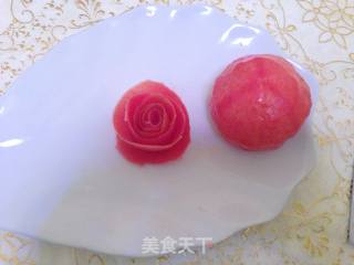 【黑椒培根金针卷】--附西红柿皮玫瑰花做法的做法步骤：17