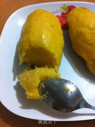 芝士焗蕃薯的做法步骤：7