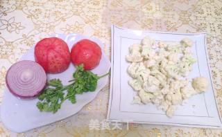 【西红柿炒菜花】--酸酸甜甜就是我的做法步骤：1