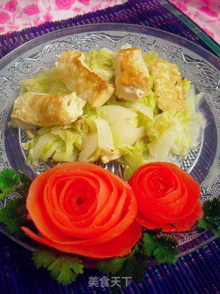 白菜炖豆腐的做法步骤：7